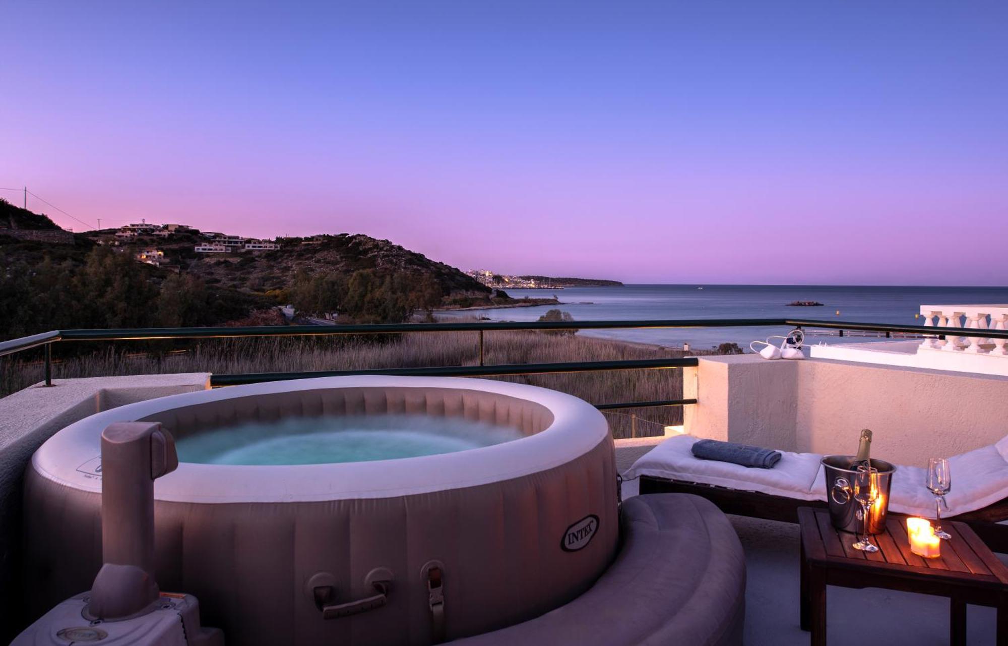 Coastal Dream Beachview Jacuzzi& Sauna Amoudara  Extérieur photo