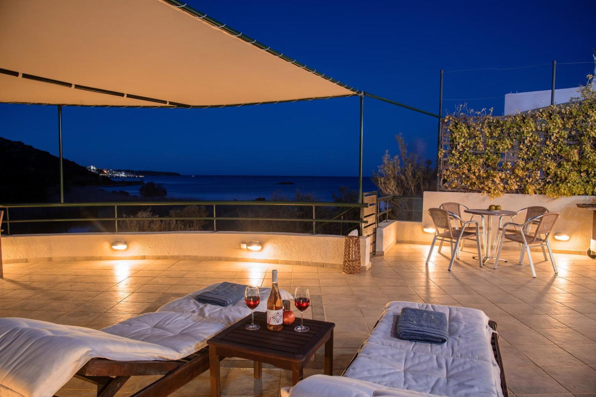 Coastal Dream Beachview Jacuzzi& Sauna Amoudara  Extérieur photo