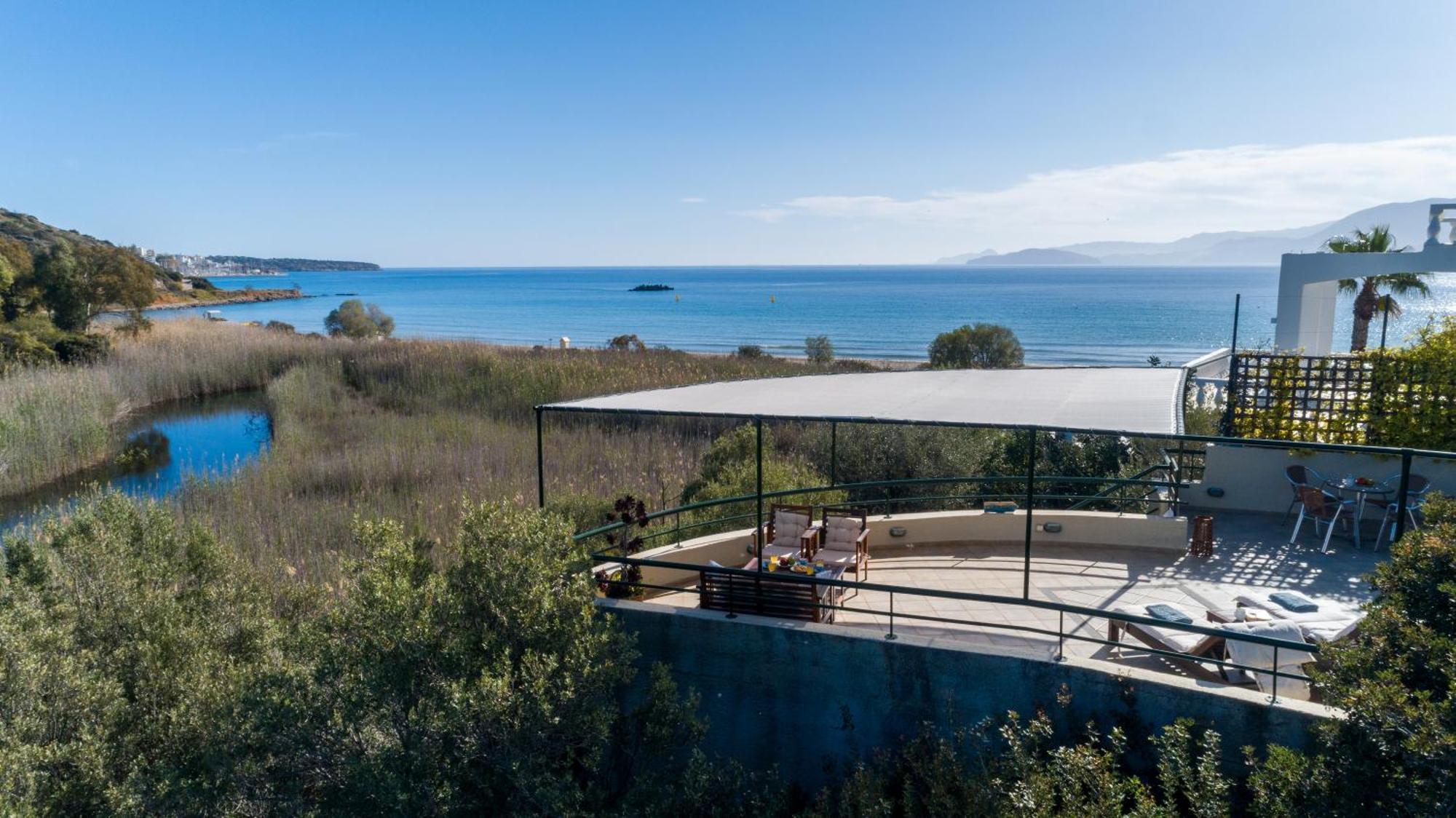 Coastal Dream Beachview Jacuzzi& Sauna Amoudara  Extérieur photo