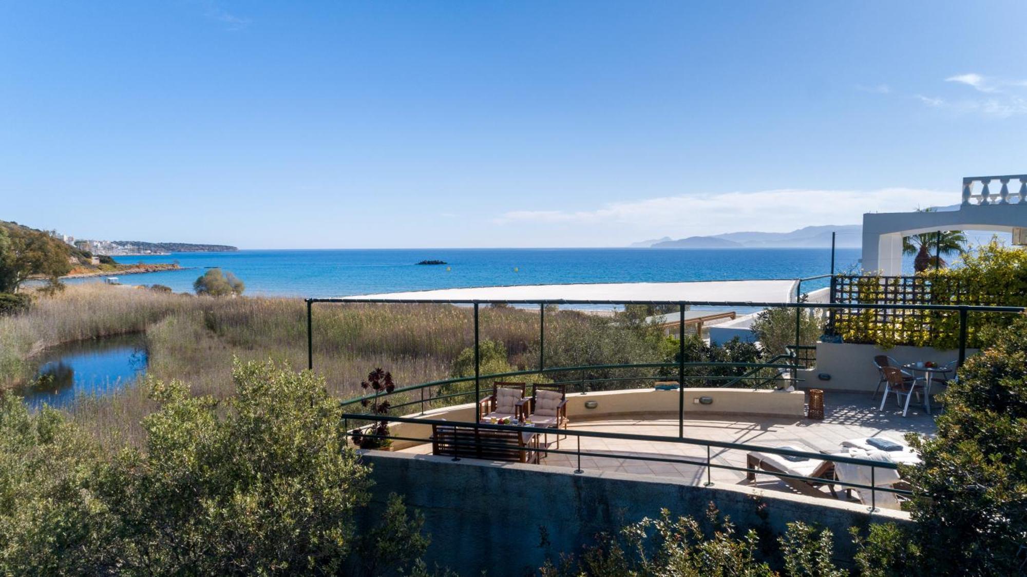 Coastal Dream Beachview Jacuzzi& Sauna Amoudara  Extérieur photo