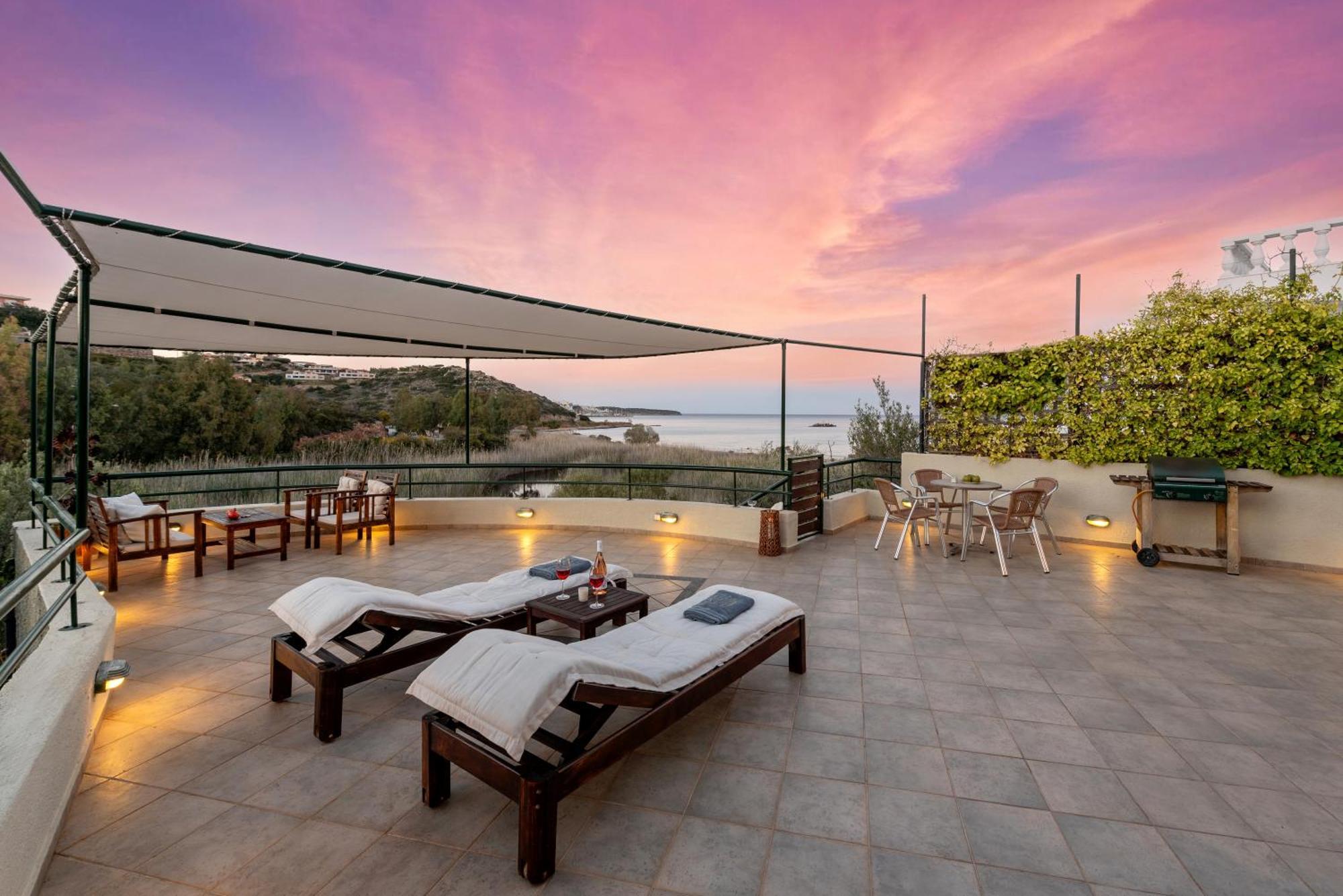 Coastal Dream Beachview Jacuzzi& Sauna Amoudara  Extérieur photo